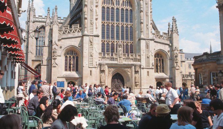 Visit Bath Abbey, one of the major landmarks in a city that's peppered with great architecture