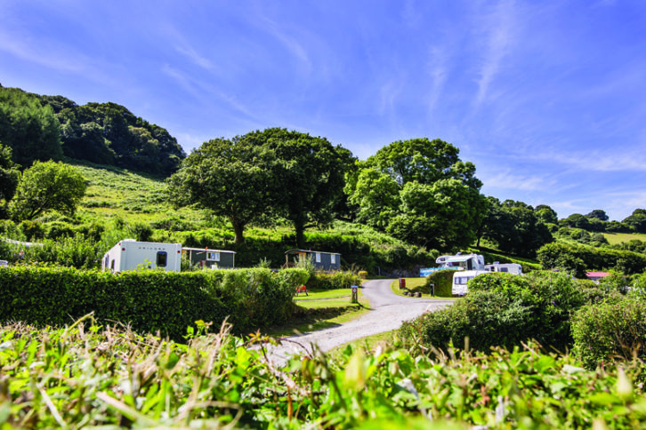 Newberry Valley is one of eight campsites in Devon listed in the Top 100 Sites 2021