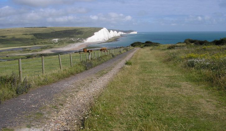 Visit Sussex to walk the spectacular South Downs Way including the iconic chalk cliffs - The Seven Sisters