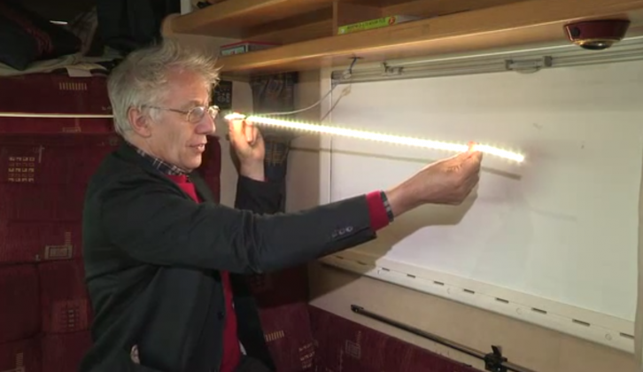 The Motorhome Channel on TV: Andy Harris with LEDs