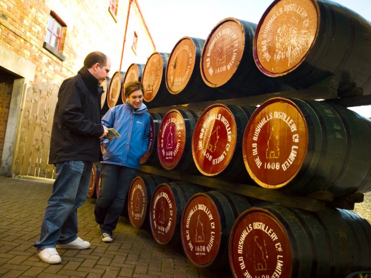 Find out how the Irish make their whiskey at the Bushmills Distillery in County Antrim, when you visit Northern Ireland