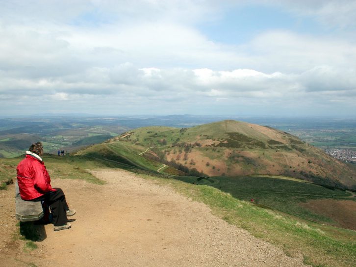 Enjoy stunning views from the Malvern Hills on your motorhome holidays in Central England