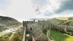 Magnificent Manorbier Castle makes for a great day out when you visit Wales on your motorhome holidays