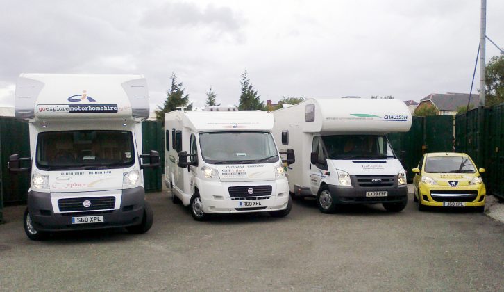 There are many motorhome hire companies in the UK, such as Go Explore in Conwy, one of our Practical Motorhome Nightstops
