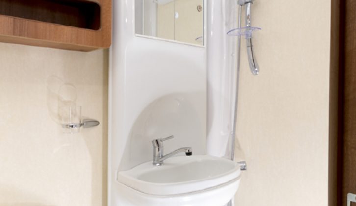 Washroom in the 2014 Auto-Sleepers Broadway EK reviewed by Practical Motorhome