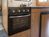 Kitchen in Auto-Trail's budget motorhome, the Tribute T-720