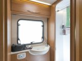 Washroom in the budget six-berth family motorhome, the Tribute T-720