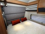 The fixed bed in the 2014 V-Line 620 is very comfortable for a camper