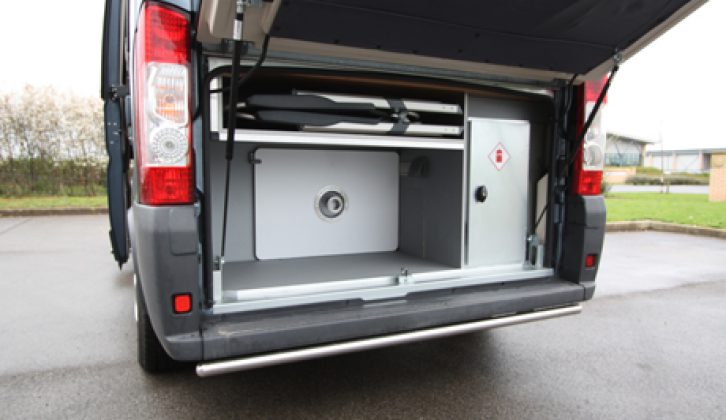 Storage is excellent in the Auto-Trail V-Line 620