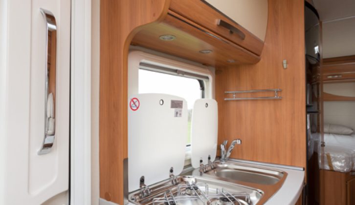 Hymer Exsis t-588 kitchen reviewed by the experts at Practical Motorhome