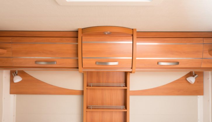 Hymer Exsis t-588 storage reviewed by the experts at Practical Motorhome