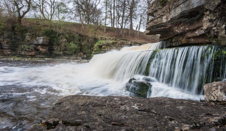 Striking Aysgarth Falls – a distraction from the gruelling Tour de Yorkshire route nearby