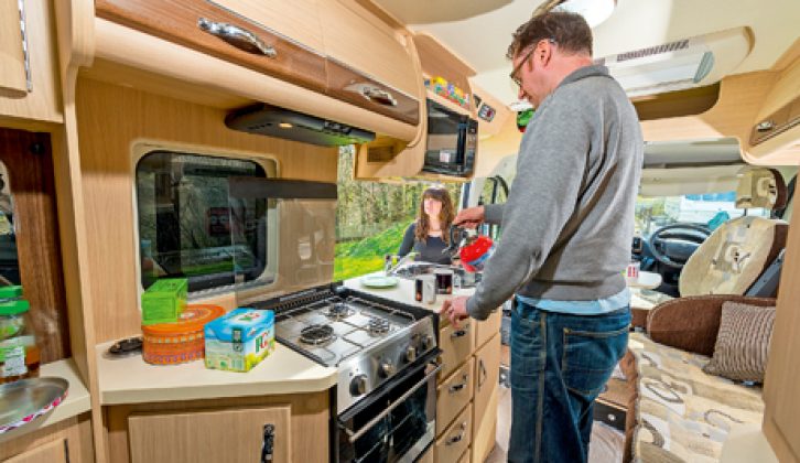 Kitchen:2014 Auto-Sleepers Kingham van conversion reviewed by Practical Motorhom