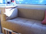 Many motorhomes have light coloured upholstery, so having seat covers that can be removed and washed is a great idea when holidaying with often muddy hounds