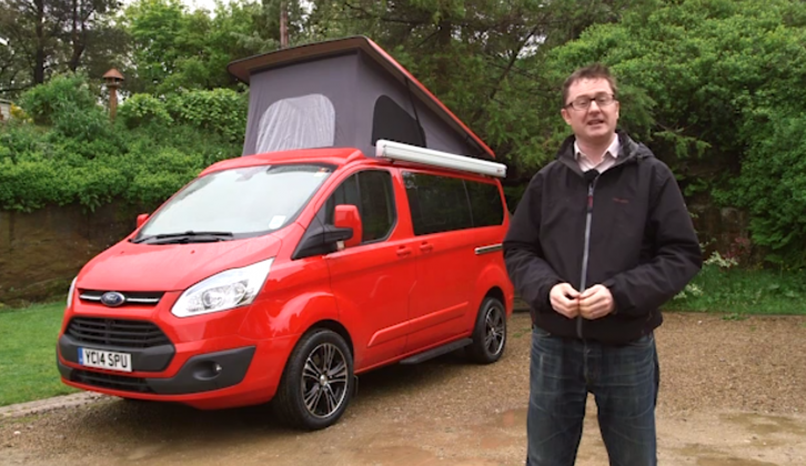 Practical Motorhome reviews the Wellhouse Ford Terrier Rosso with Niall Hampton