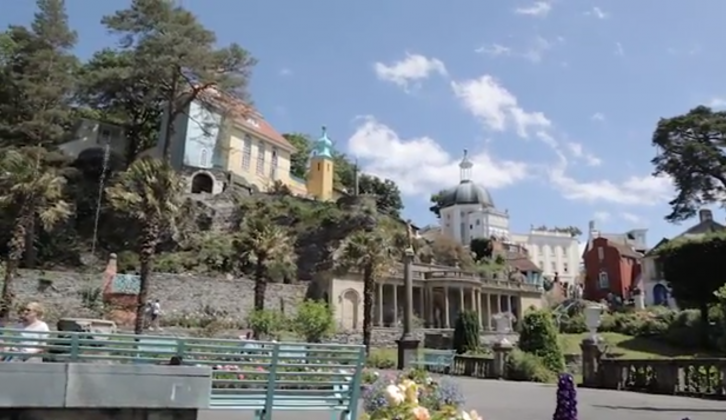 Visit Portmeirion in North Wales on TV with The Motorhome Channel