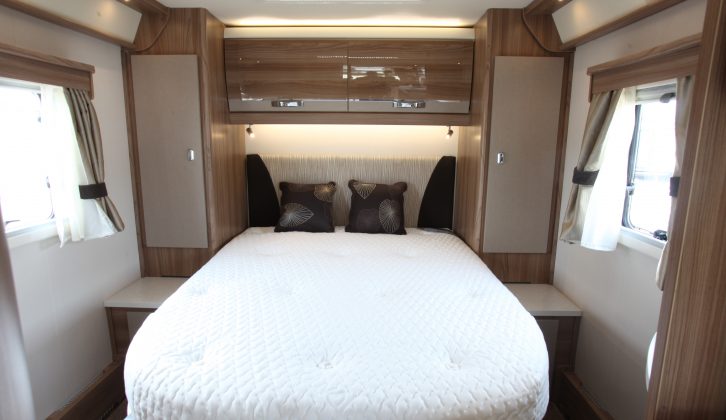 The Kon-tiki 669 Black Edition has a great island bed, says Practical Motorhome