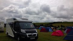 The Bailey impressed – and was the envy of those slumming it in tents!