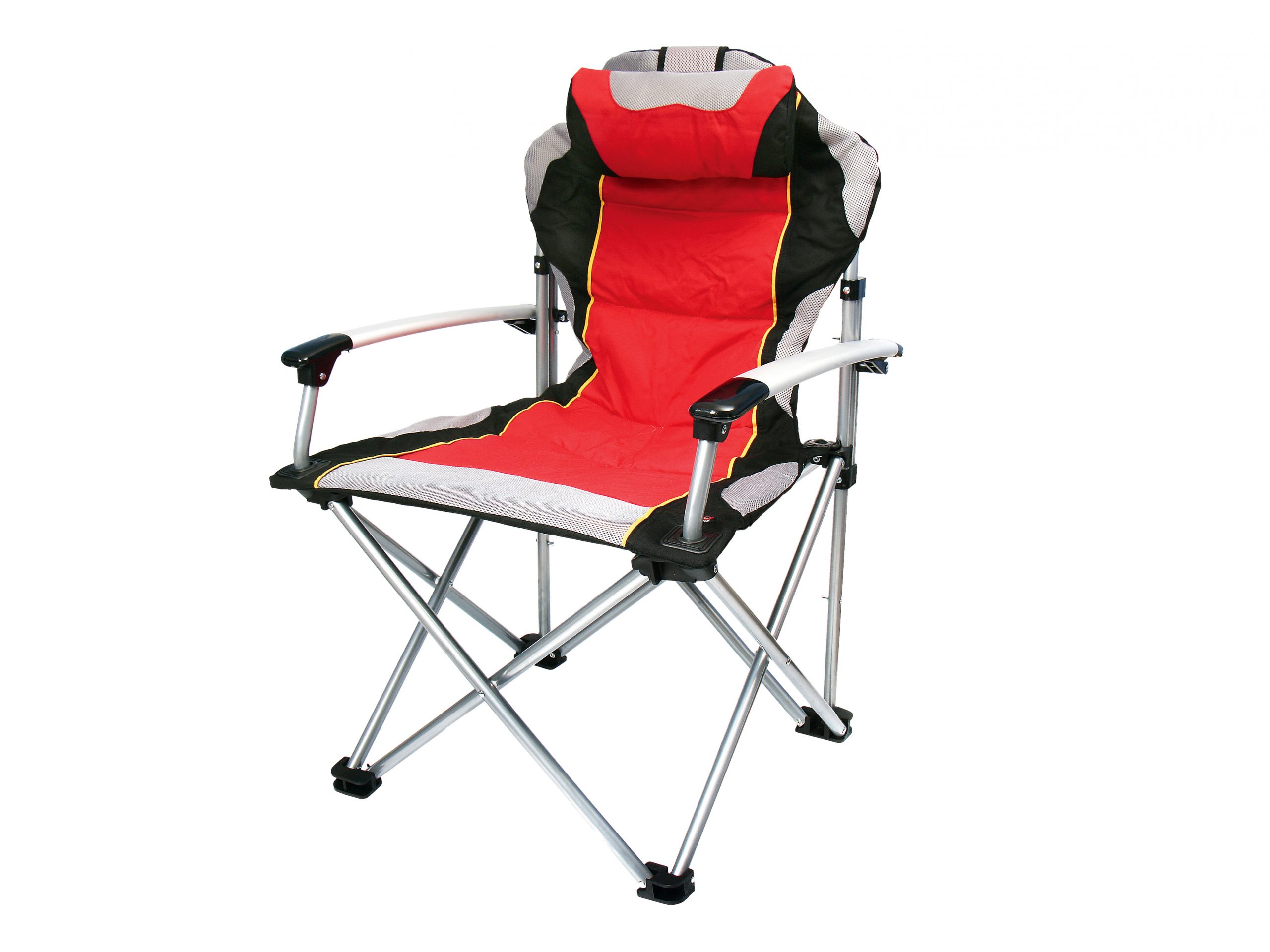 Riptide Blue Promech Racing Fold-Up Camping Garden Paddock Chair with Carry Bag