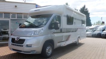 Silver detailing adorns the cab of this dealer special 'van from Marquis Motorhomes