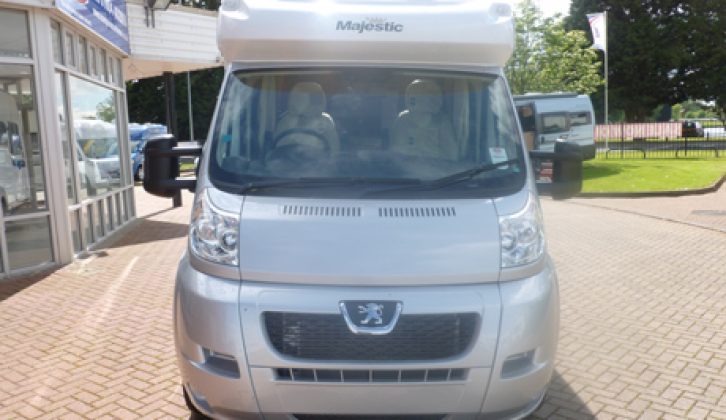 Metallic silver detailing is found on the Peugeot Boxer cab of this special edition Elddis
