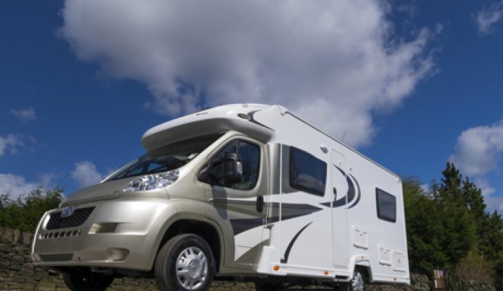 The metallic gold cab makes this Elddis Autoquest 155 based special edition stand out