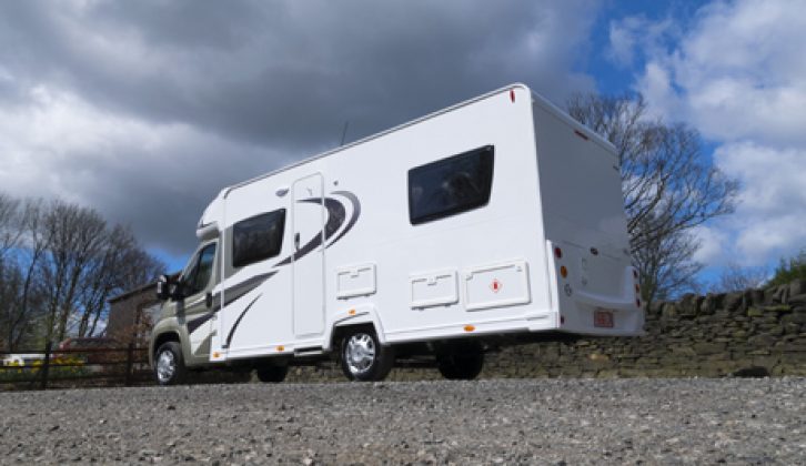 Gold stripes decorate the outside of this range of motorhomes – find out what other special features you get by reading the Practical Motorhome review