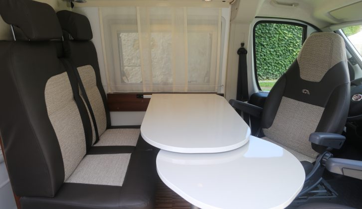Inside the 2015 Adria Twin 600 in the Practical Motorhome review