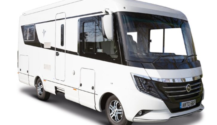 The Niesmann+Bischoff Arto 66 F at the Practical Motorhome 2014 MOTY awards