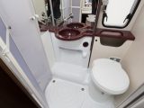 Granted the washroom is compact, but owners won't go without essentials in the Benimar Mileo 201