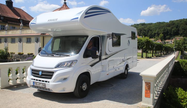 Here is the 2015 Knaus Sky Traveller, an overcab motorhome with three model variants