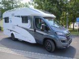 The 2015 Knaus Sun TI 650 MF has a French bed with a corner washroom