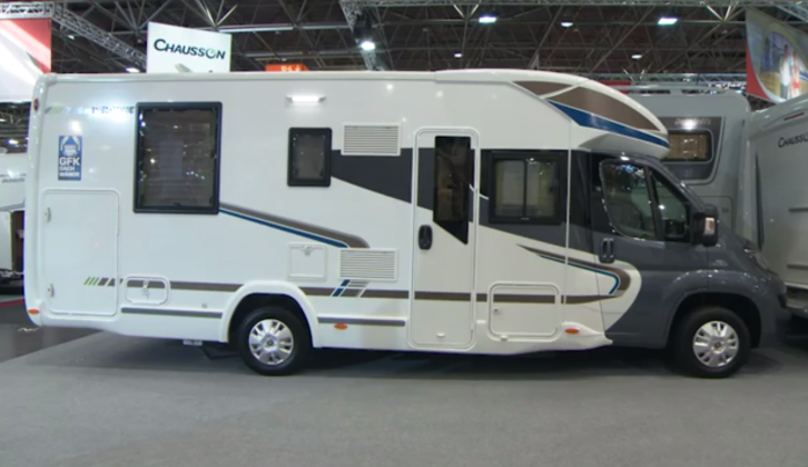 There's a great island bed in this 2015 Chausson Welcome 728EB – get inside it only in our TV show