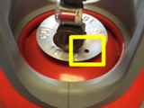 If your motorhome's gas cylinder tare disc has a hole, it's a safe CalorLite gas bottle