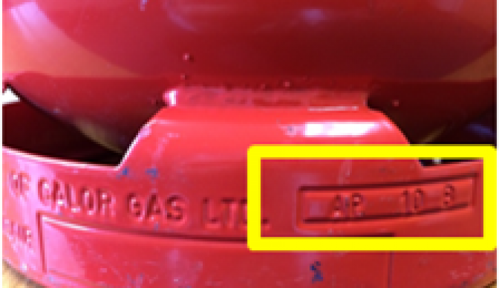 Calor Lite gas bottles from 2008 until 2011 have been recalled (6kg size)