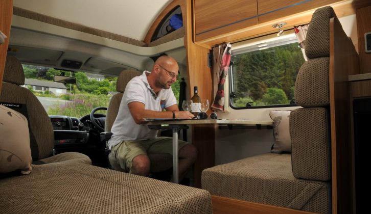 A novice motorcaravanner, Will soon got to grips with how the Swift Lifestyle 664 works