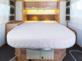 Adria's inclusion of an island bed means both people can access the washroom at night, without disturbing each other