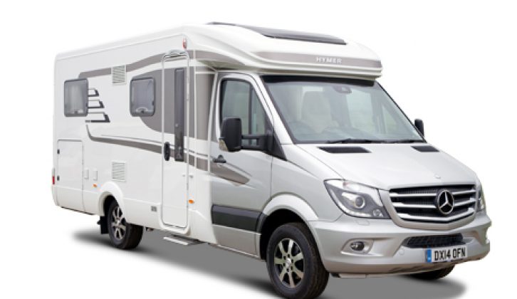 This was the first of Hymer's 2015 motorhomes to break cover – and it wears the coveted three-pointed star