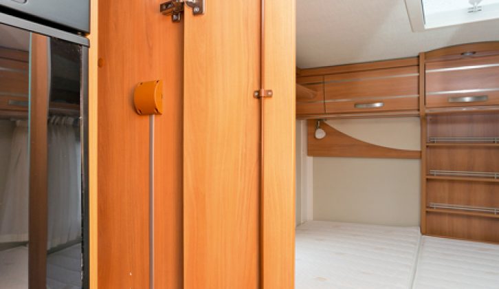 Two – or even three – will find ample room for their possessions in the Hymer ML-T 580