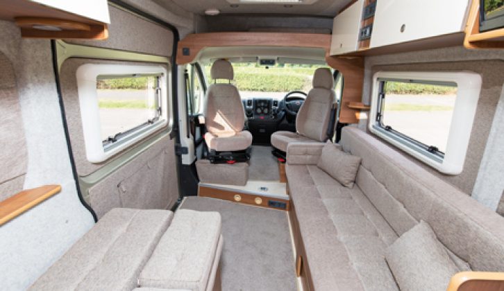 This campervan is great for two touring together, but not as a couple