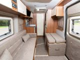 The pale tones inside this Fiat Ducato based 'van are easy on the eye – remember, you can always supply your own base vehicle