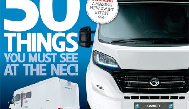 Read all about the top 50 things to see at the NEC Birmingham – don't miss Practical Motorhome's show preview