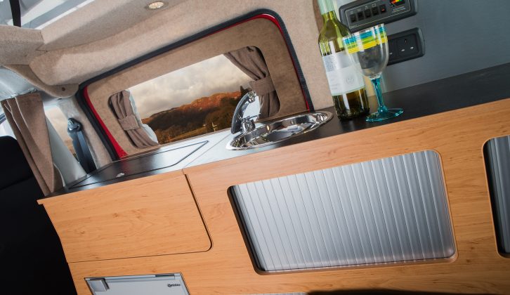 The fit and finish inside this campervan is up to the usual high standard we've come to expect from Hillside Leisure
