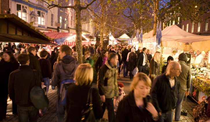 Christmas markets could bring special sparkle to a winter tour – maybe head to Leeds and York on your motorhome holidays in Yorkshire?
