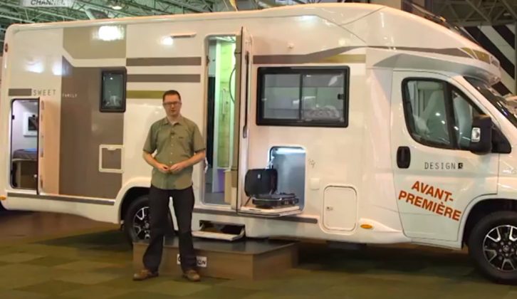 Editor Niall Hampton takes you inside the Chausson Sweet Family motorhome at The Motorhome and Caravan Show, NEC Birmingham, for our Motorhome Channel TV special