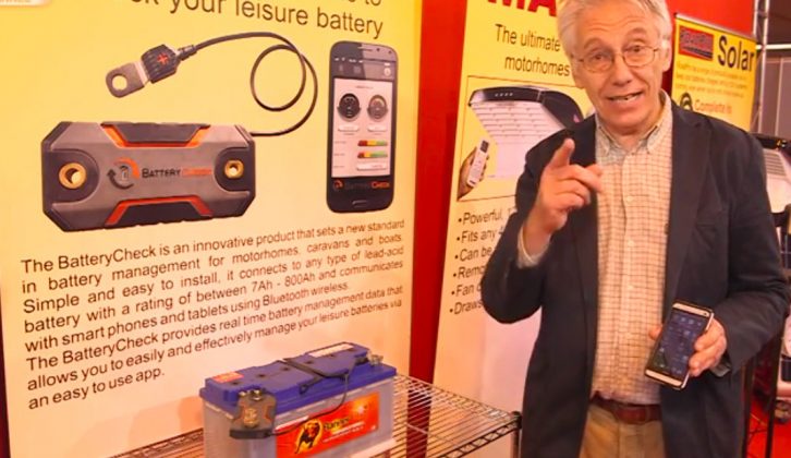 Andy Harris reports on a device that lets you check your leisure battery from your smartphone in our Motorhome and Caravan Show TV special on The Motorhome Channel this week