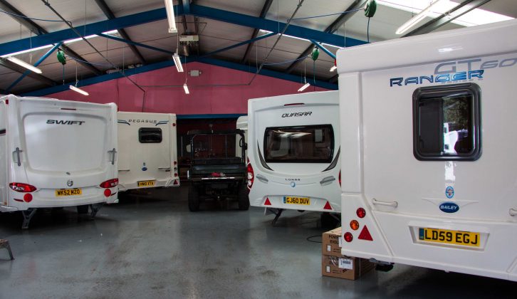 Whether you have a caravan or a motorhome, check that the dealer selling it has a decent workshop for any after-sales care and the annual habitation check