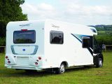 The rounded top corners impress, but the fussy rear lights less so – read more in Practical Motorhome's Bailey Approach Autograph 765 review