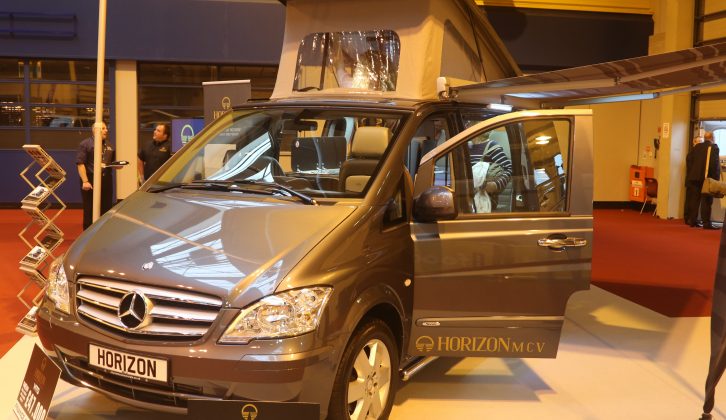 The Horizon MCV was one of the upmarket campervans on show in Birmingham that impressed our team