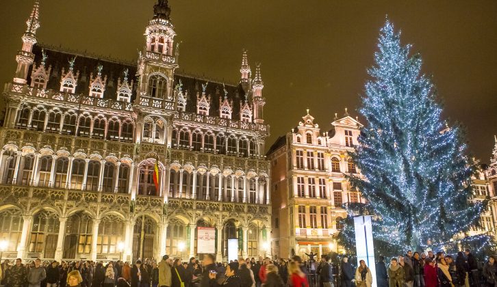 The magnificent buildings of Brussels tower over stalls full of gifts, crafts, food and drink – read more with Practical Motorhome